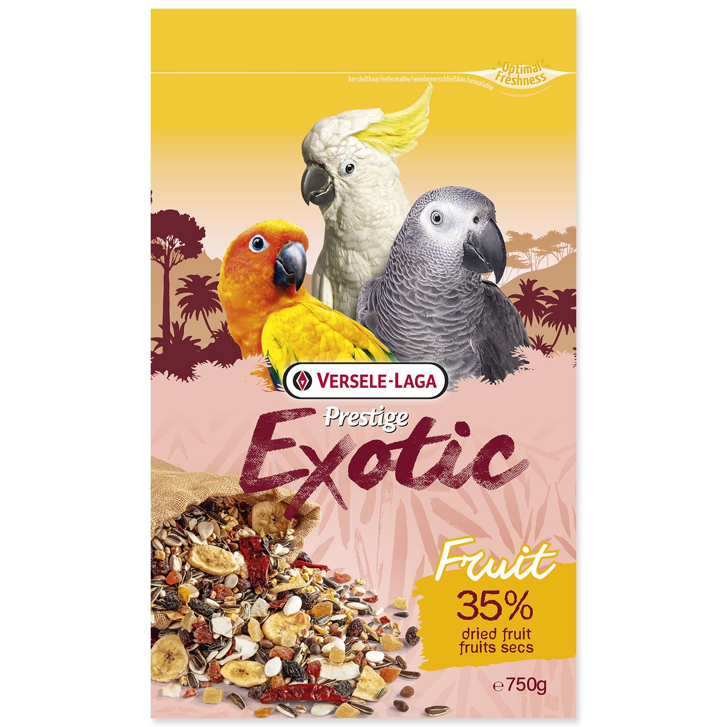 VERSELE LAGA Krmivo Versele-Laga Prestige pro exotické papoušky 750g