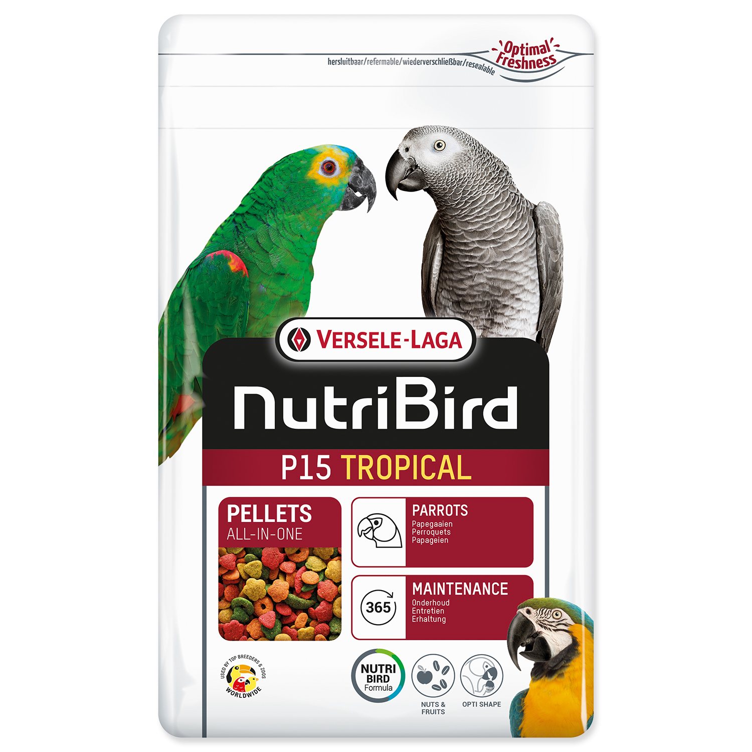 VERSELE LAGA Krmivo Versele-Laga NutriBird P15 Tropical velký papoušek 1kg