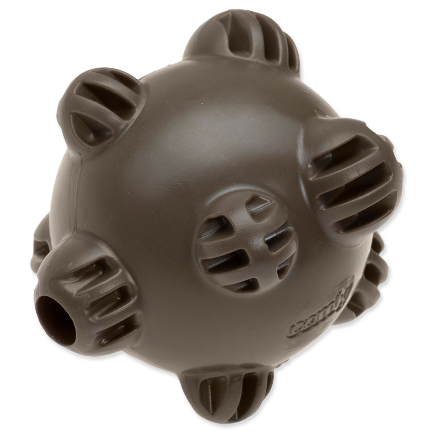 COMFY Hračka Ecomfy Olive Eco Dental míč, plastová zelená 8,5cm