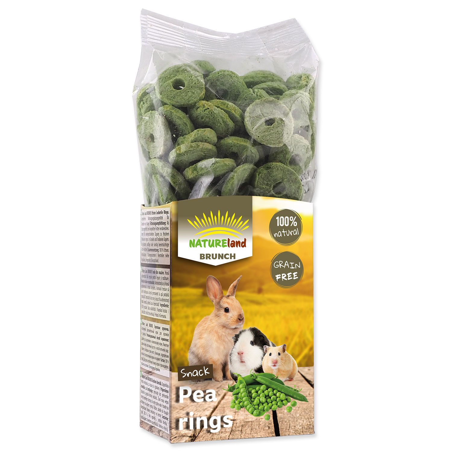 Pochoutka Nature Land Brunch hráškové kroužky 100g