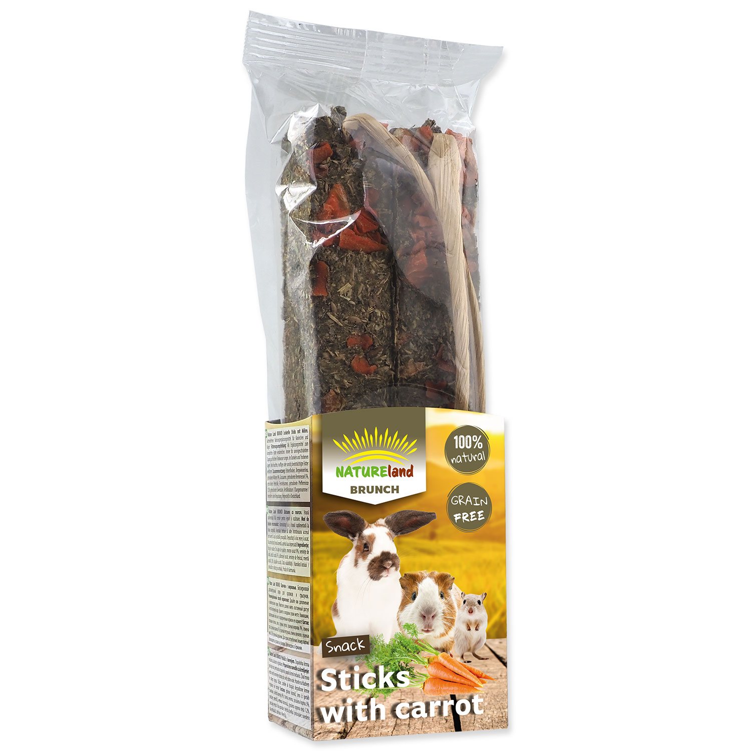 Tyčinka Nature Land Brunch s mrkví 2ks