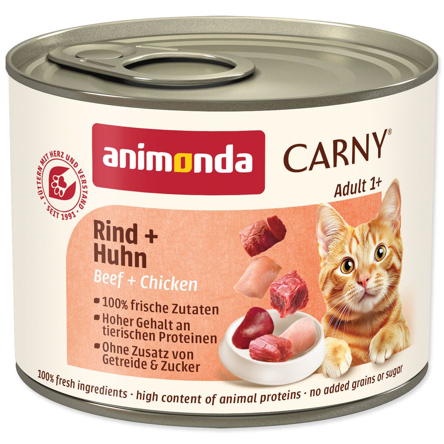 Konzerva Animonda Carny Adult hovězí a kuře 200g