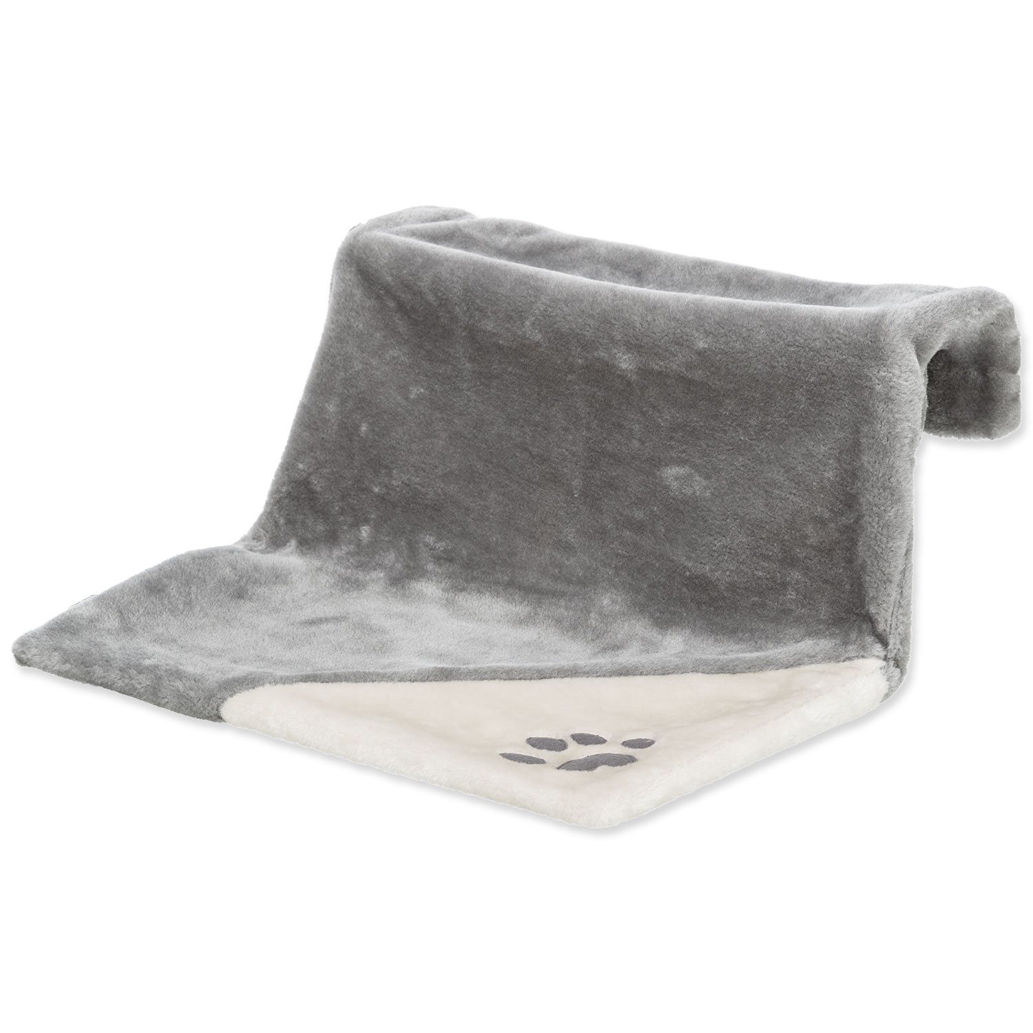 Trixie Radiator bed, plush, 45 × 24 × 31 cm, grey/light grey