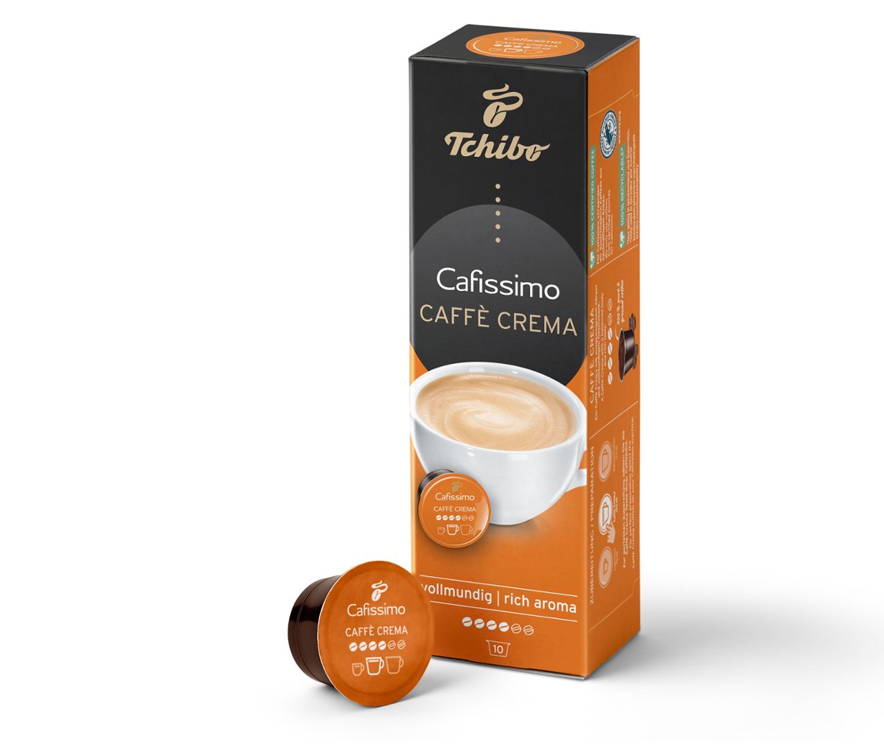 Tchibo Cafissimo Caffe Crema Rich Aroma 10 kapslí 76g