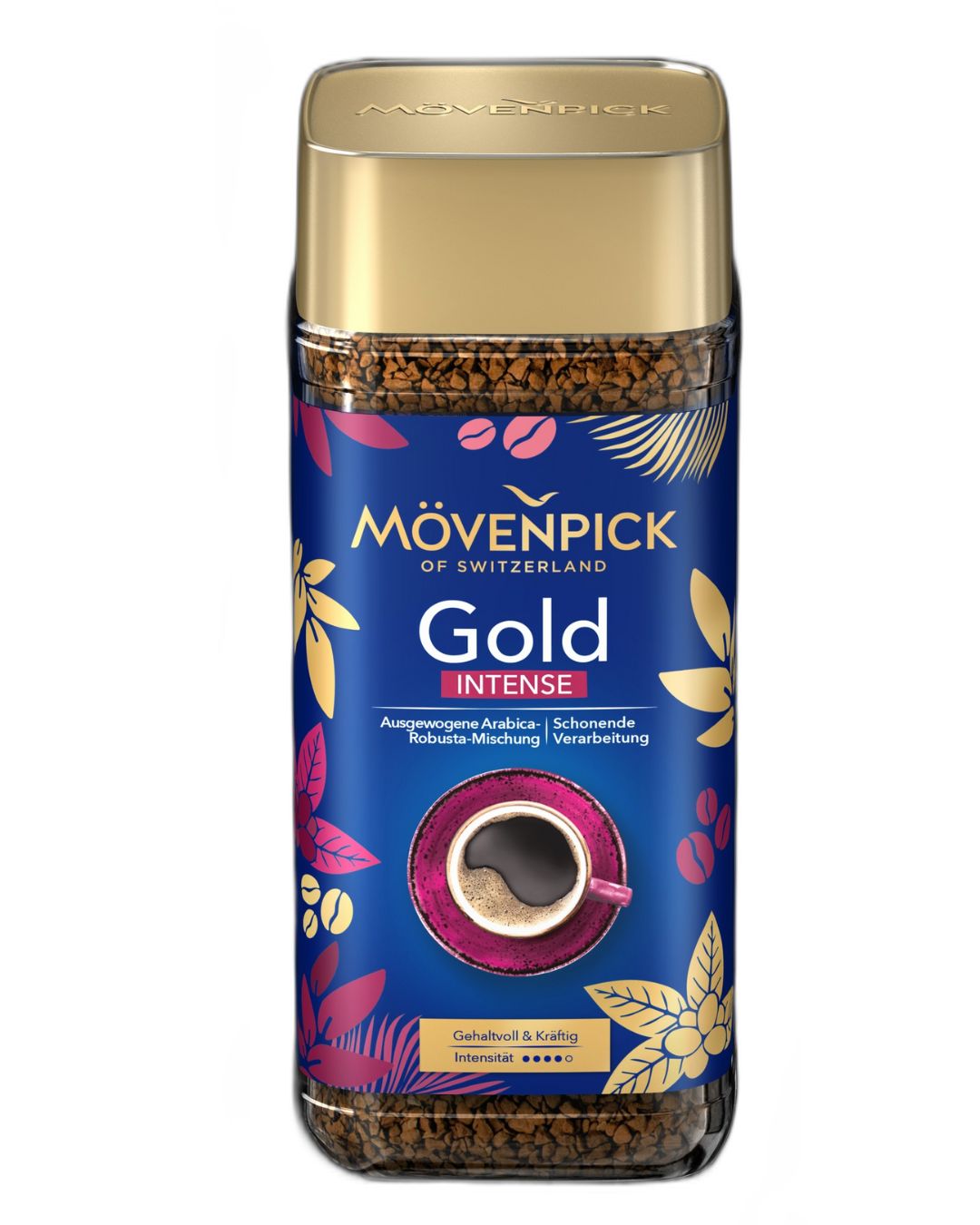Levně Movenpick Mövenpick Gold Intense instantní káva 200 g