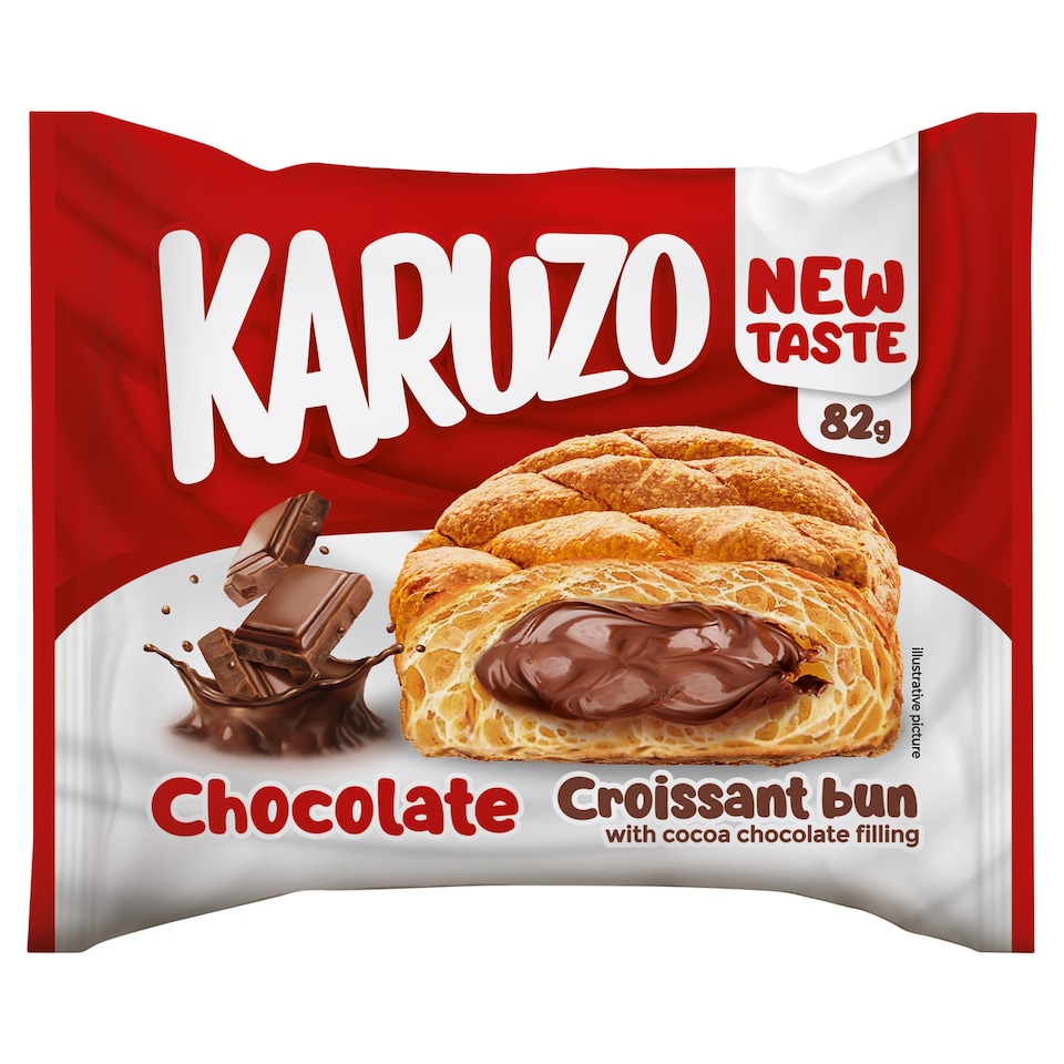 Karuzo Croissant bun Chocolate 82 g