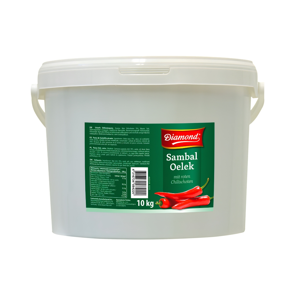Diamond Sambal Oelek chilli pasta 10 kg