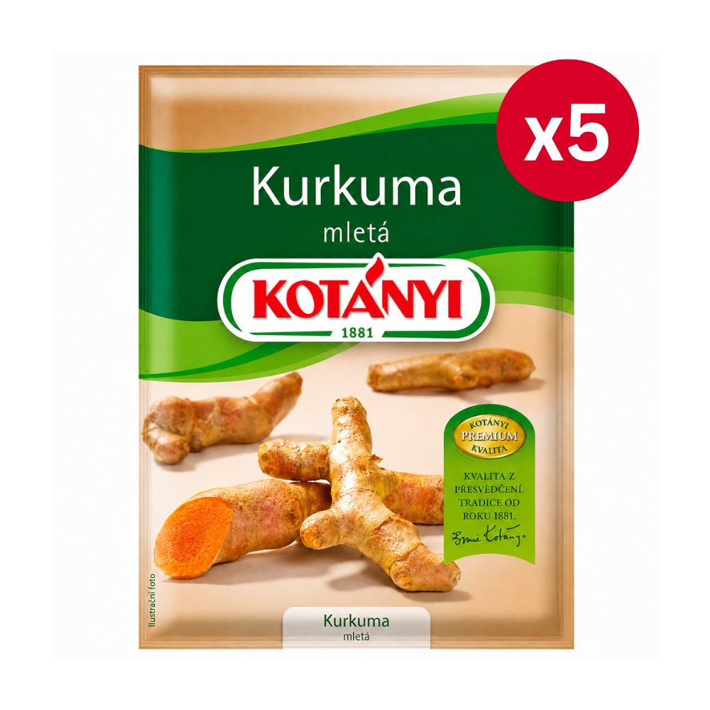 Kotányi Kurkuma mletá 5 × 35 g