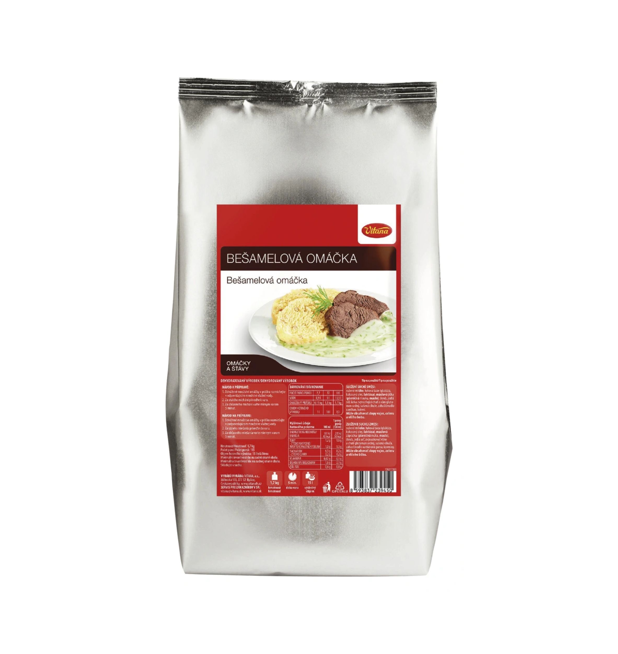 Vitana Bešamelová omáčka 1,7 kg