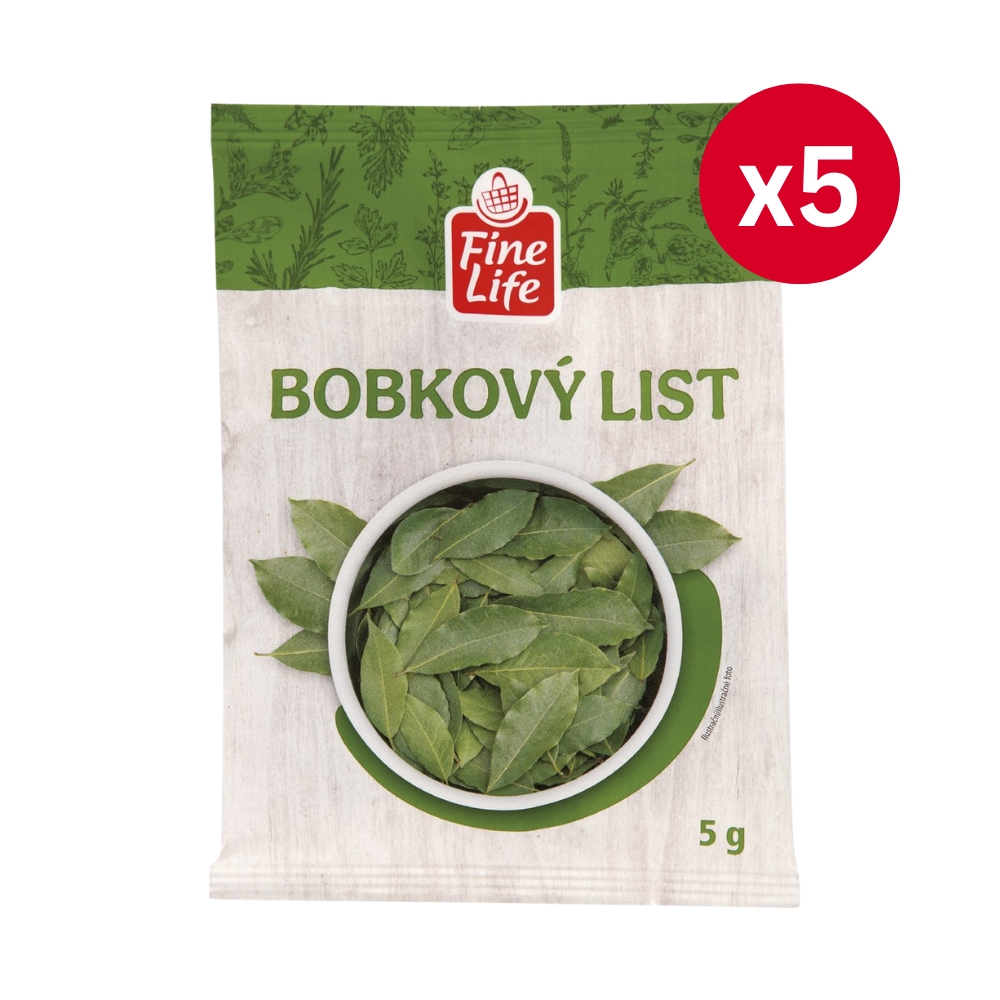 Fine Life Bobkový list 5 × 5 g