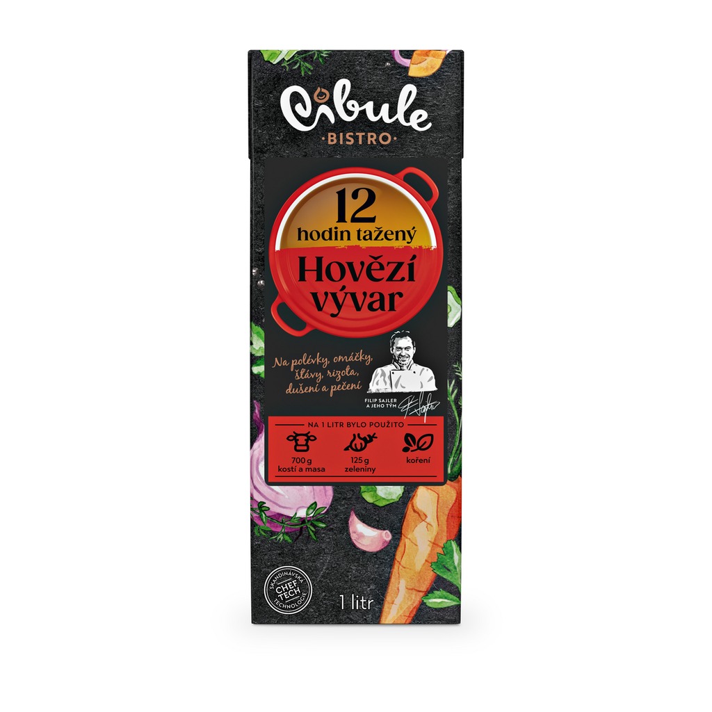 Cibule Bistro Hovězí vývar 1 l