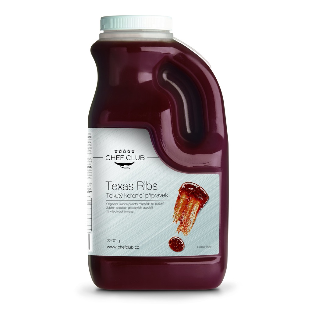 Chef Club Texas Ribs tekutá marináda 2,2 kg