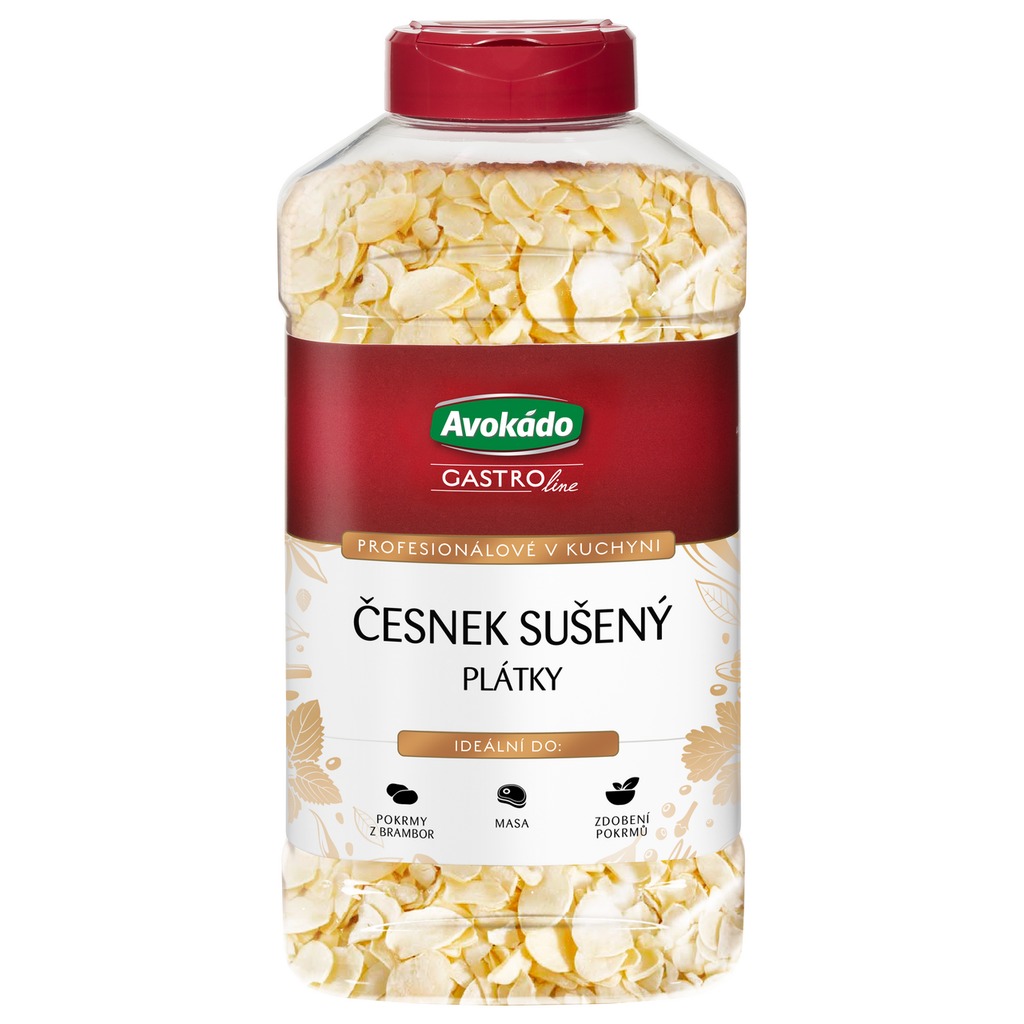 Avokádo česnek sušený plátky 650 g