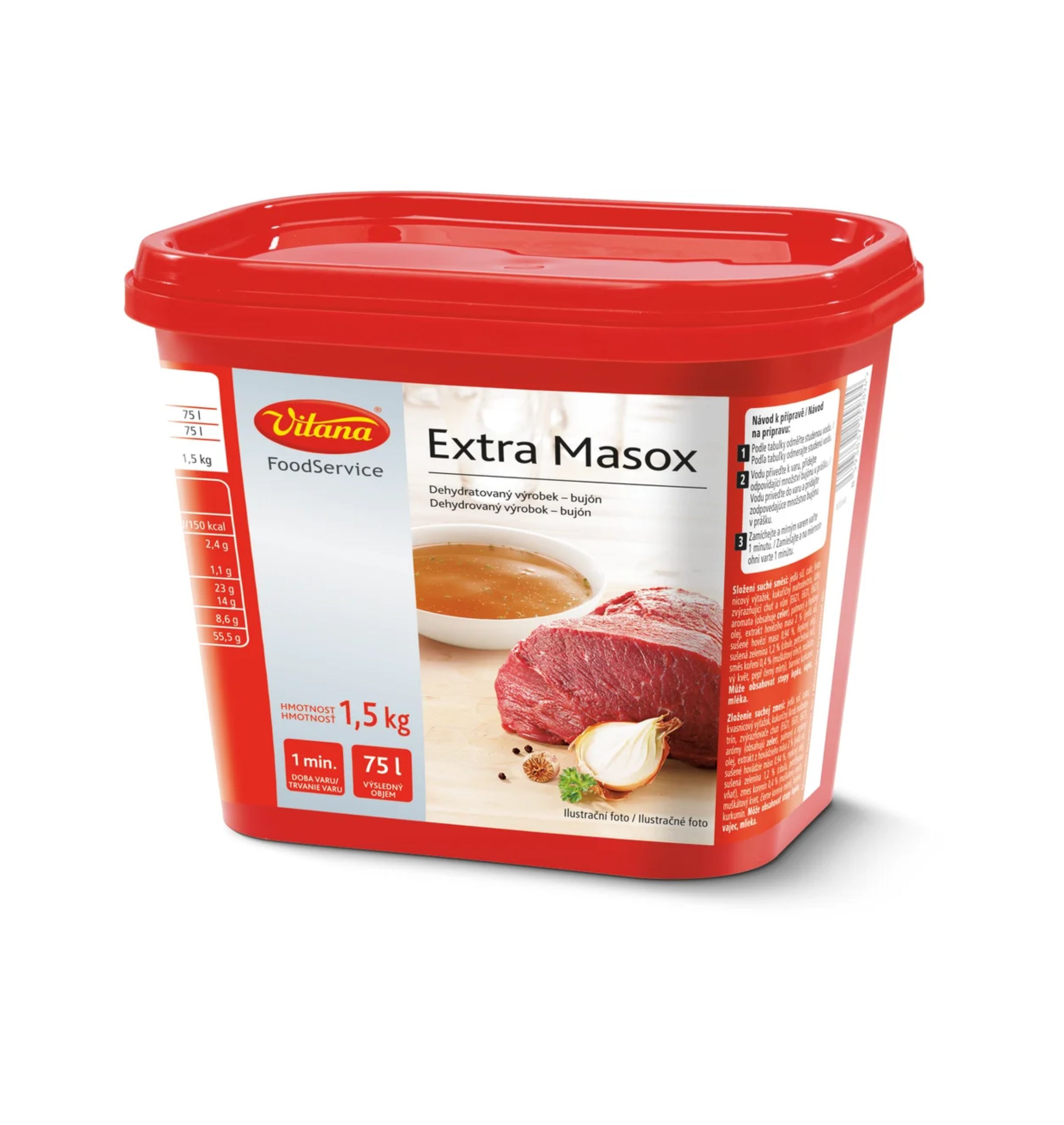 Vitana Masox Extra bujón 1,5 kg