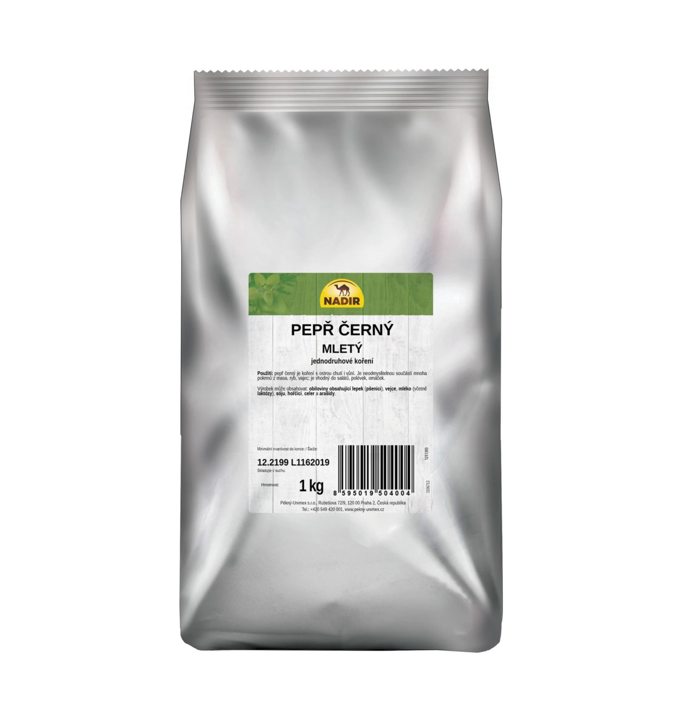 Nadir Pepř černý mletý 1 kg