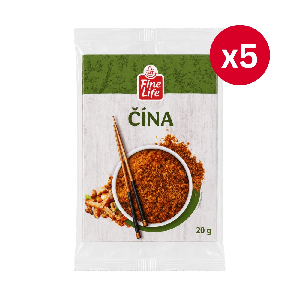 Fine Life Koření Čína 5 × 20 g