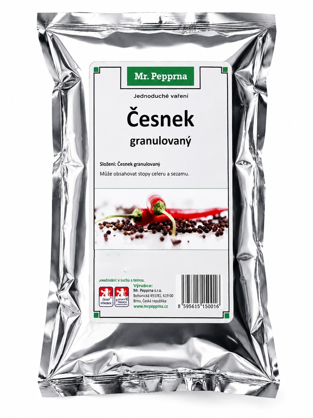 Mr. Pepprna Mr. Pepperna Česnek granulovaný 500 g