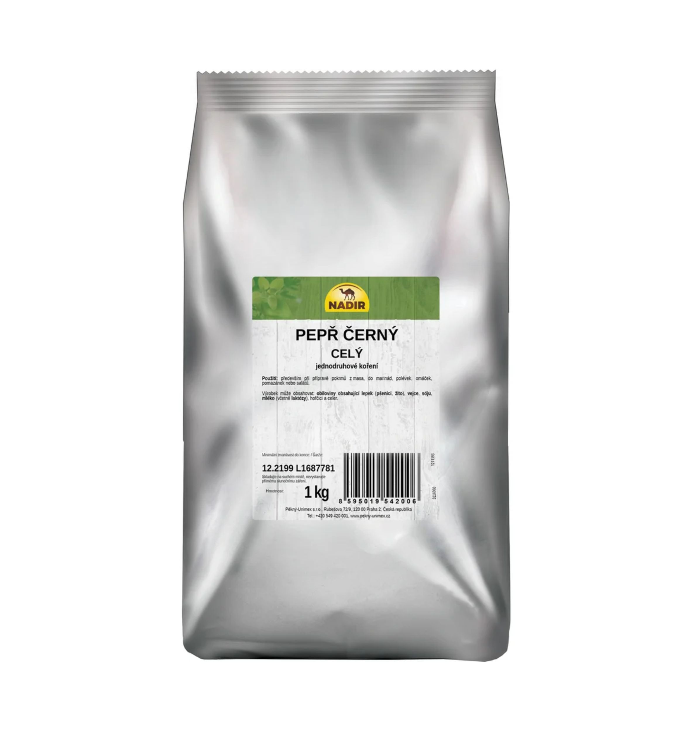 Nadir Pepř černý celý 1 kg