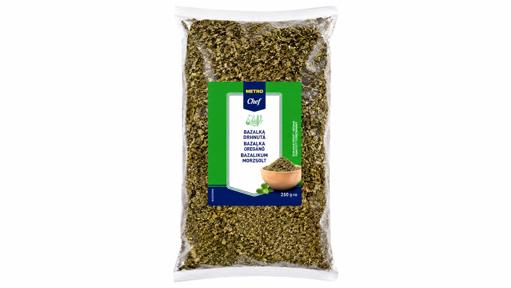Metro Chef Bazalka drhnutá 360 g