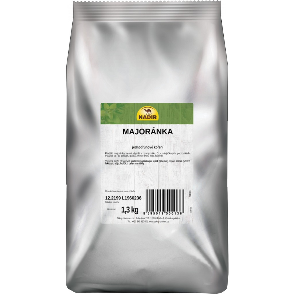 Nadir sušená majoránka 1,3 kg