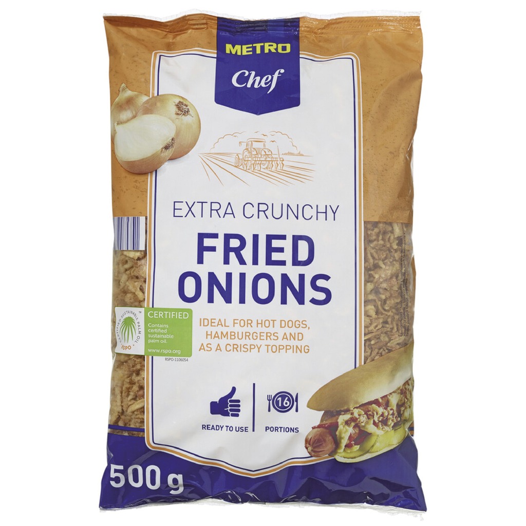 Metro Chef extra křupavá smažená cibule 500 g