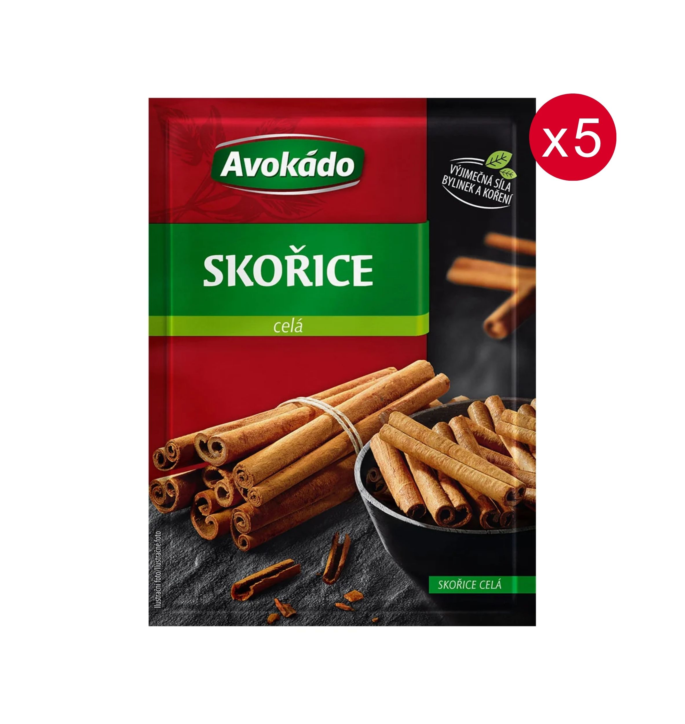 Avokádo Skořice celá 5 × 19 g