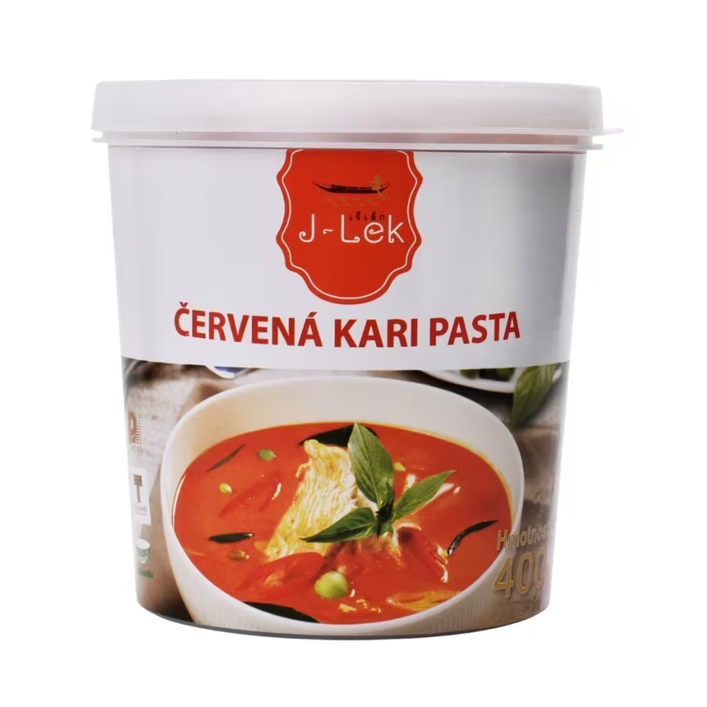 J-Lek červená kari pasta 400 g
