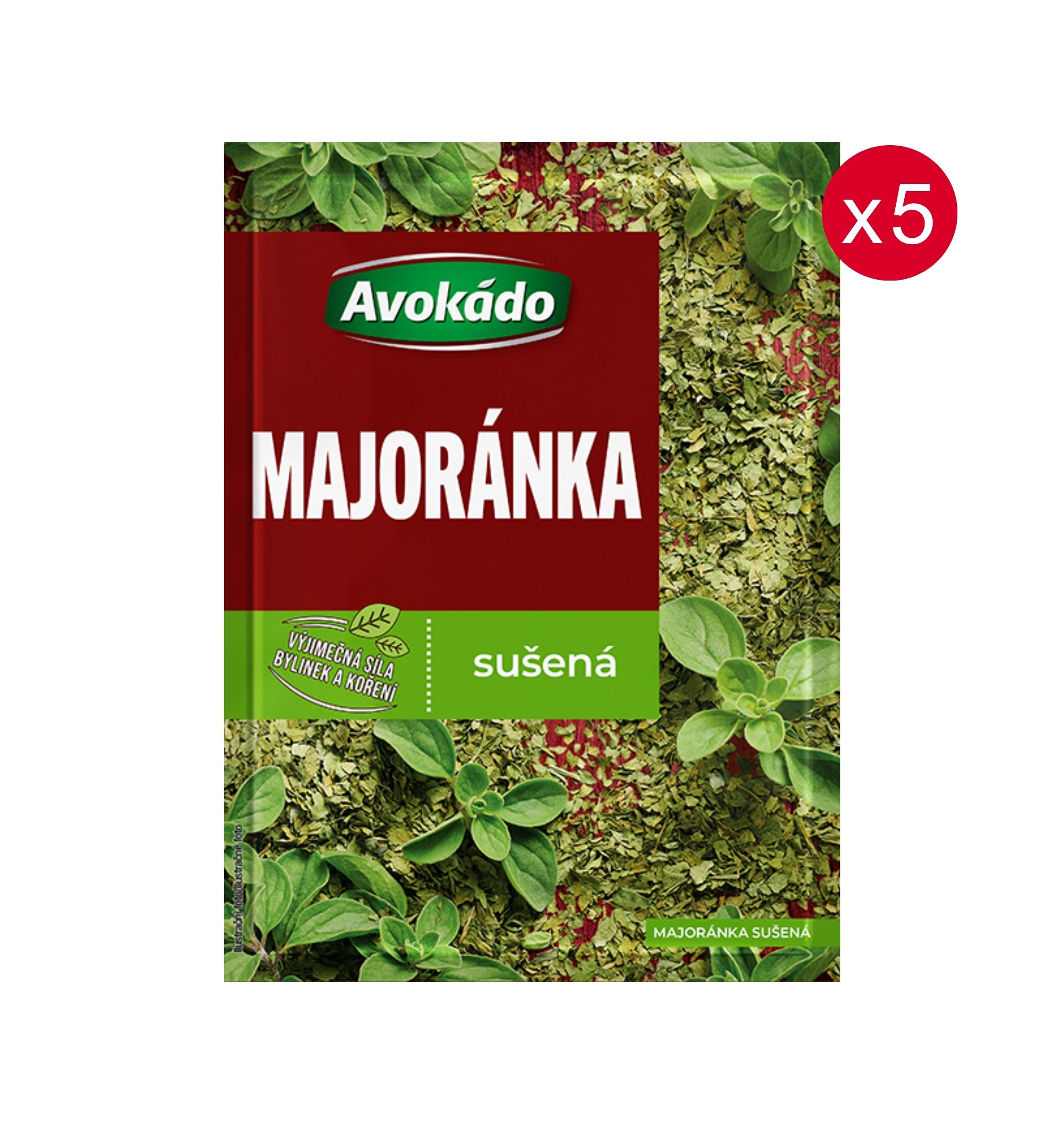Avokádo Majoránka sušená 5 × 7 g