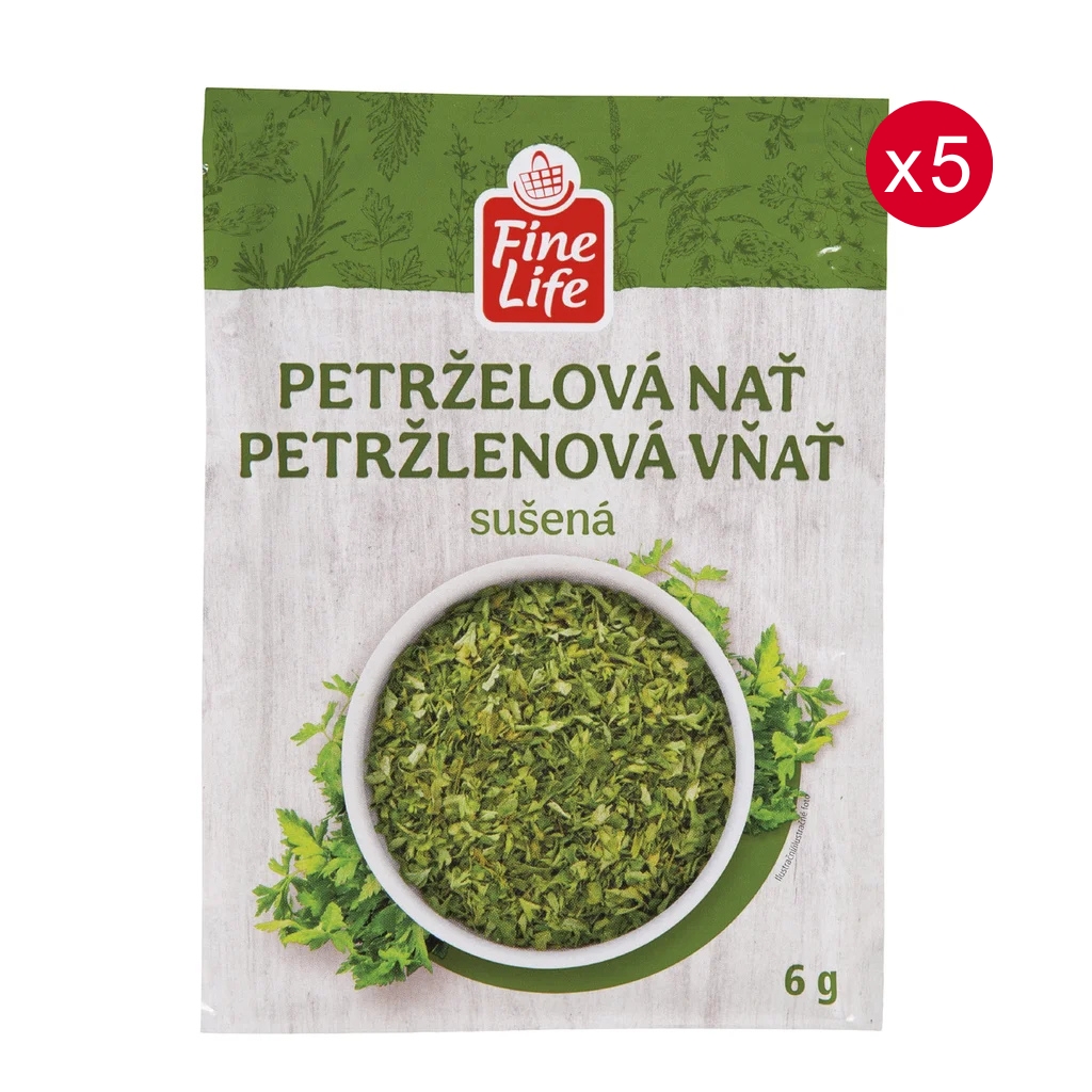 Fine Life sušená petrželová nať 5 × 6 g