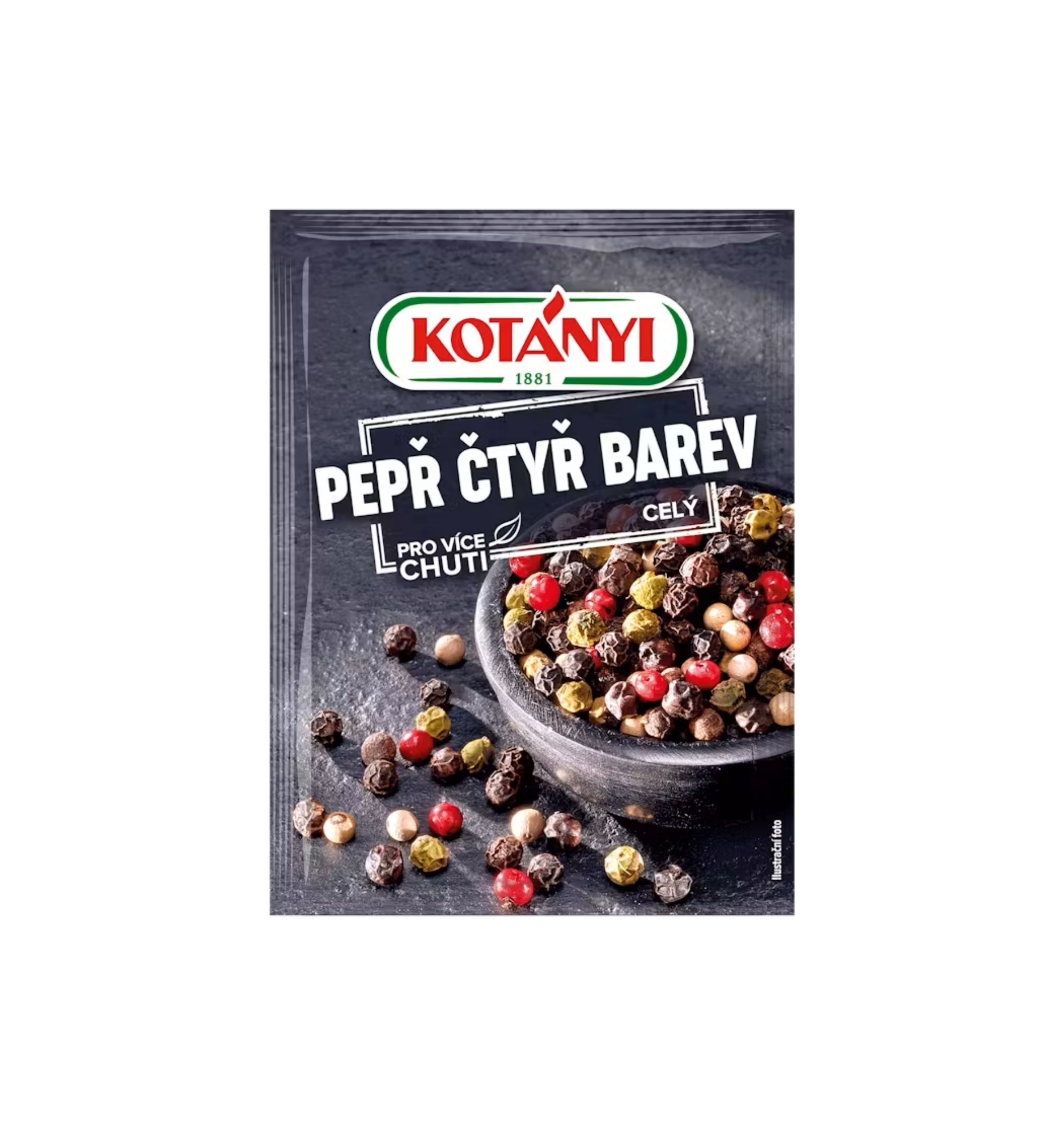 Kotányi Pepř čtyř barev 5 × 16 g