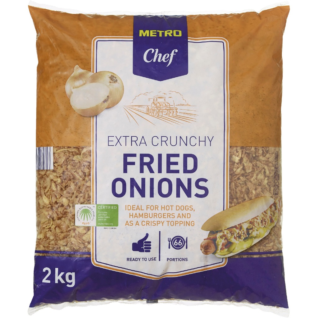 Metro Chef extra křupavá restovaná cibule 2 kg