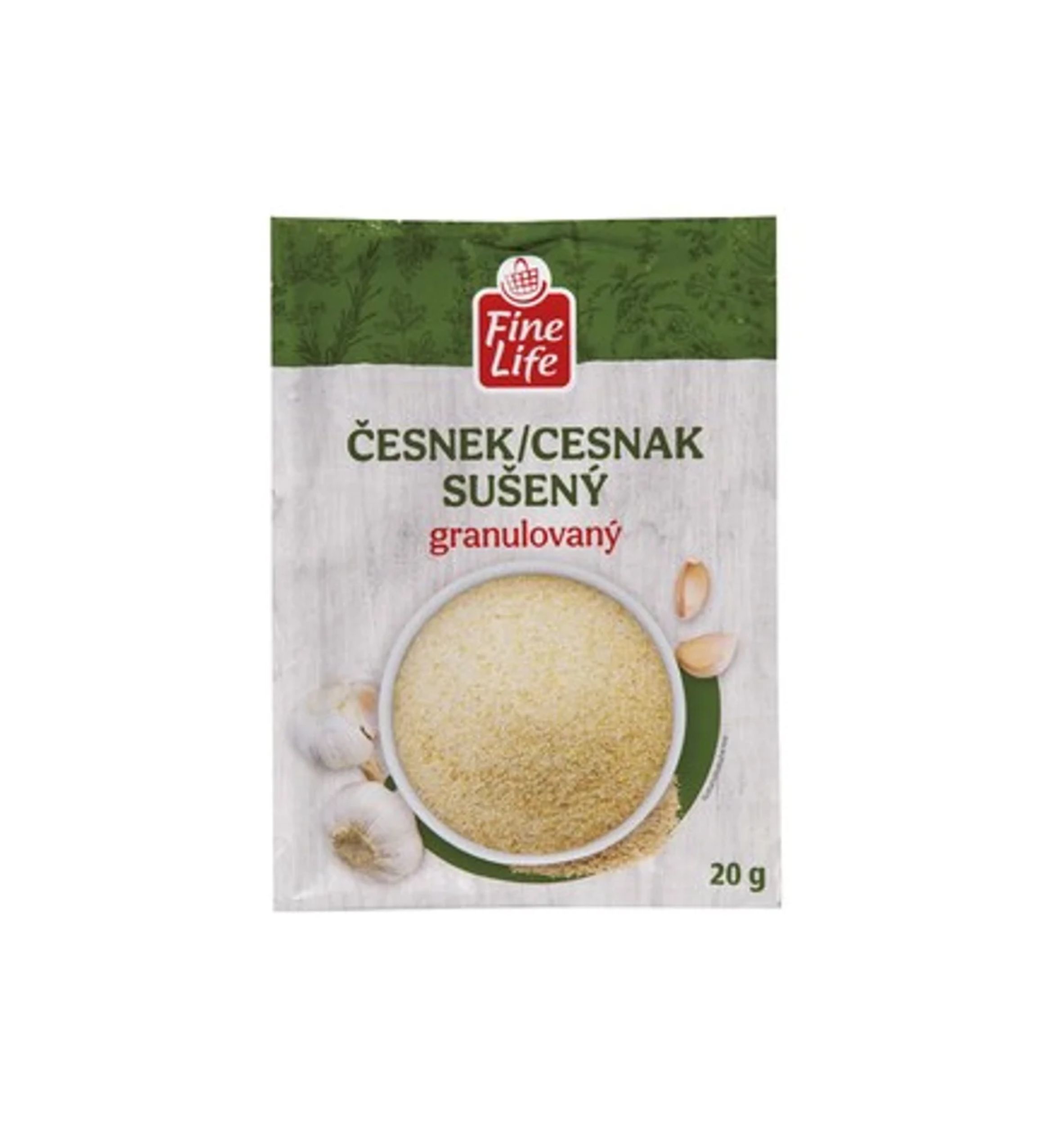 Fine Life Česnek granulovaný 5 × 20 g