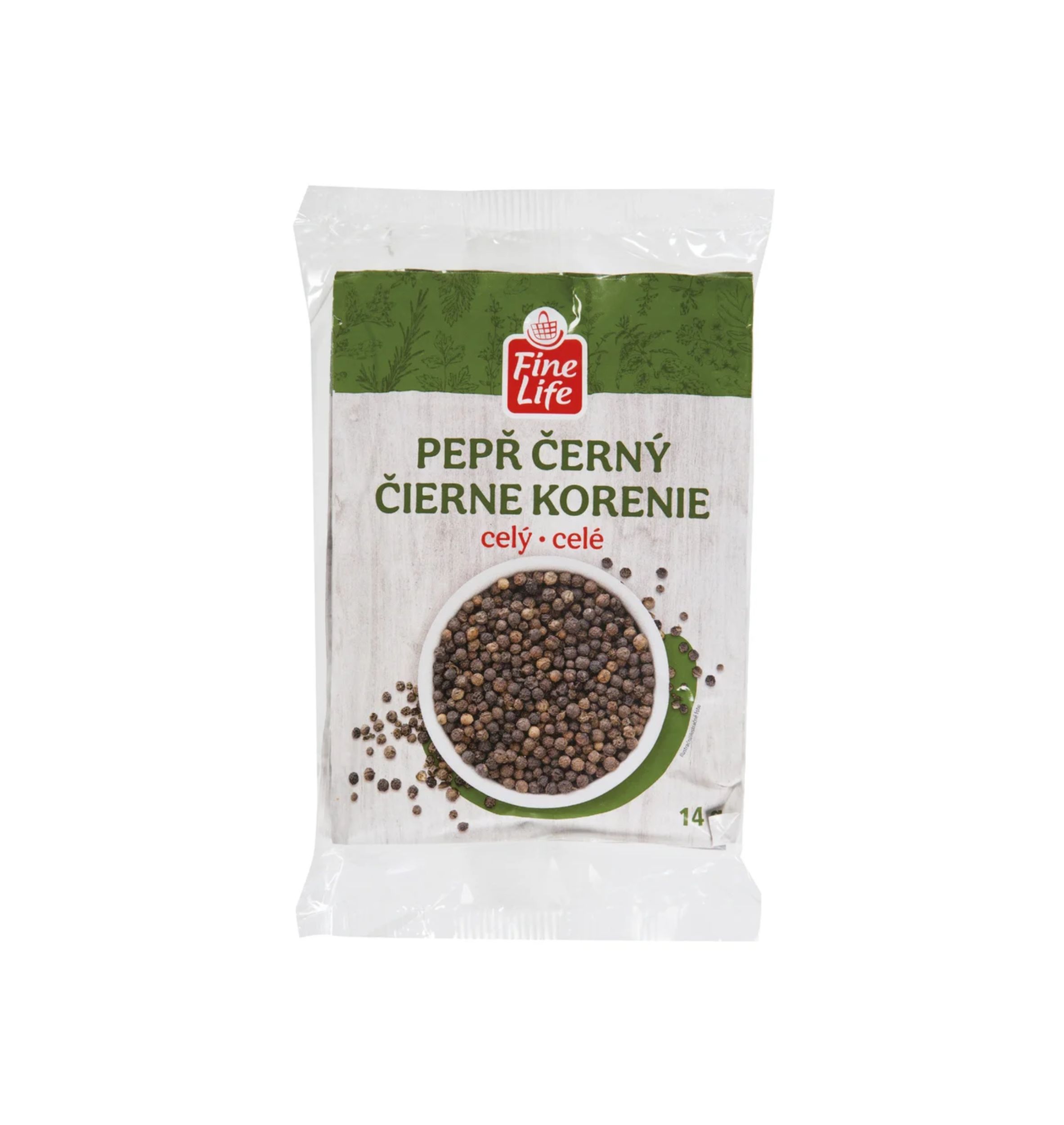 Fine Life Pepř černý celý 5 × 14 g