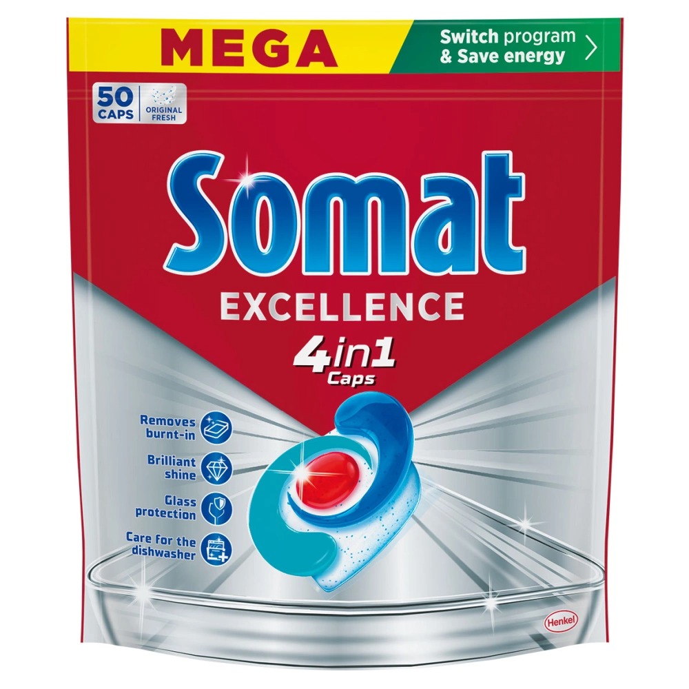 Somat Excellence 4v1 kapsle do myčky 50 ks