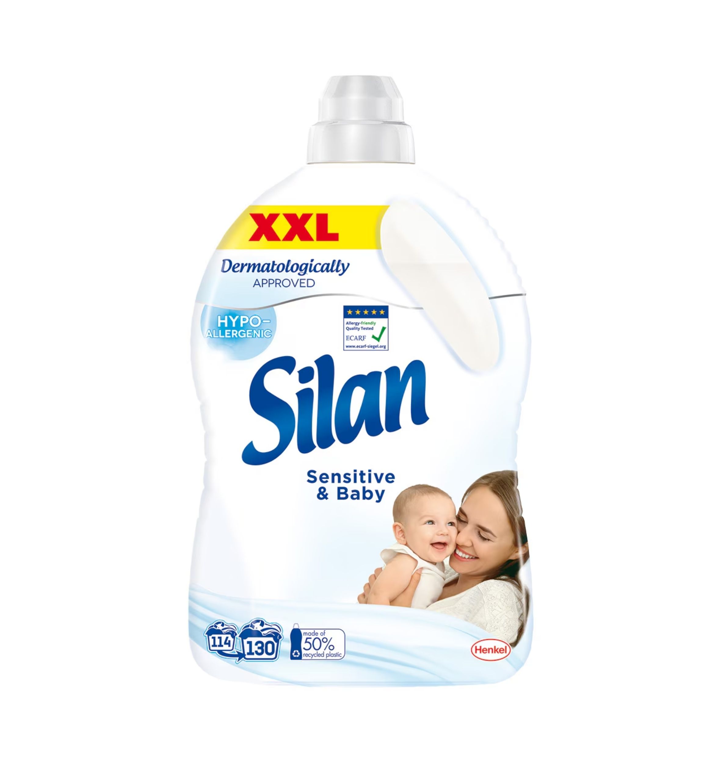 Silan Sensitive & Baby aviváž 130 praní 2,86 l