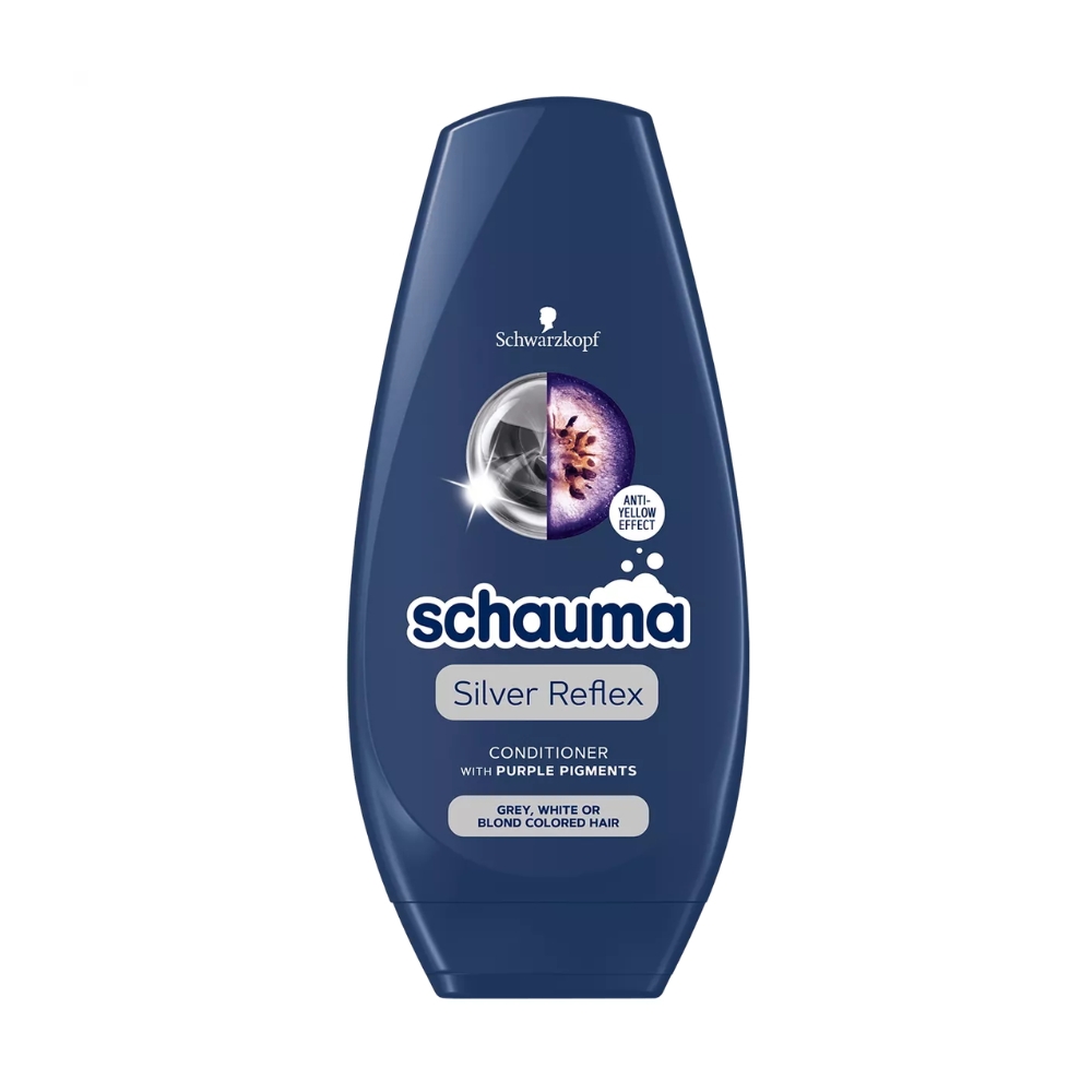 Syoss Schauma Silver Reflex balzám pro šedé, bílé a blond vlasy 250 ml
