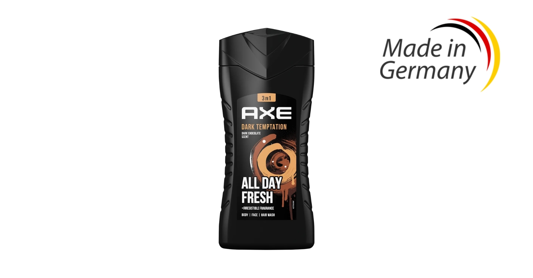 Axe Dark Temptation sprchový gel 3v1 na tělo, obličej a vlasy 250 ml