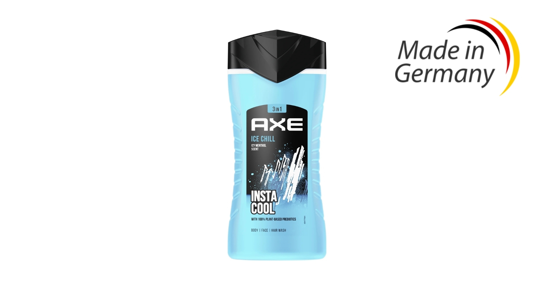 Axe Ice Chill sprchový gel 3v1 na tělo, obličej a vlasy 250 ml