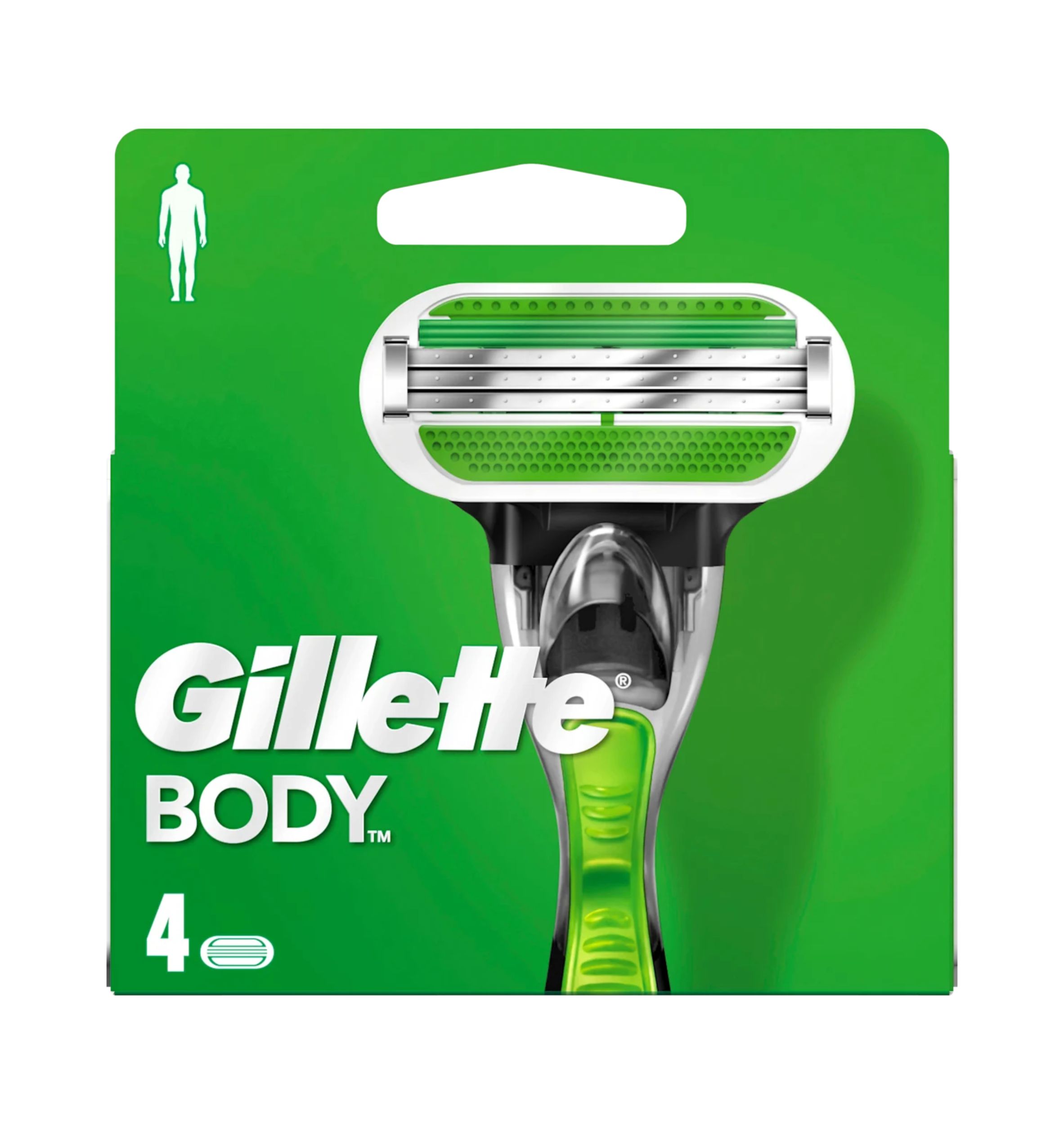 Gillette Body náhradní hlavice 4 ks