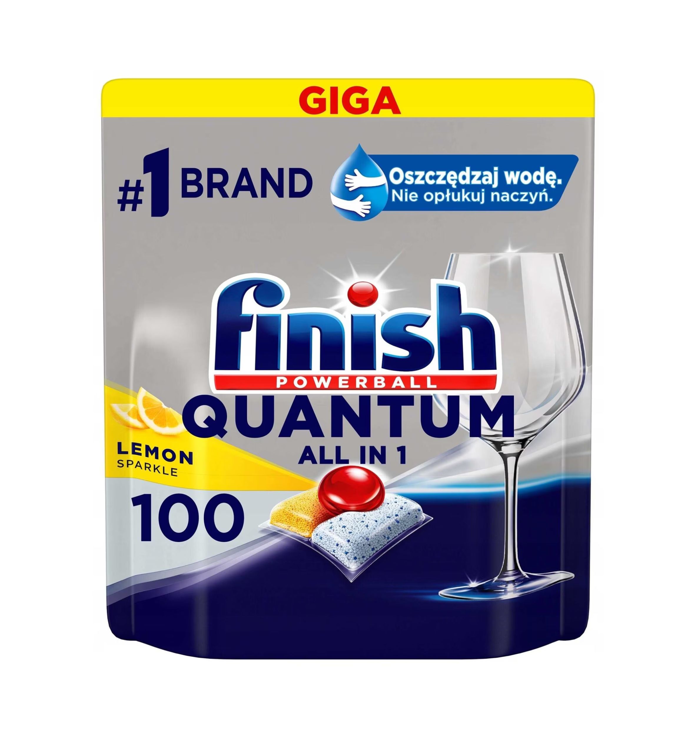 Finish Quantum All in 1 Lemon tablety do myčky 100 ks