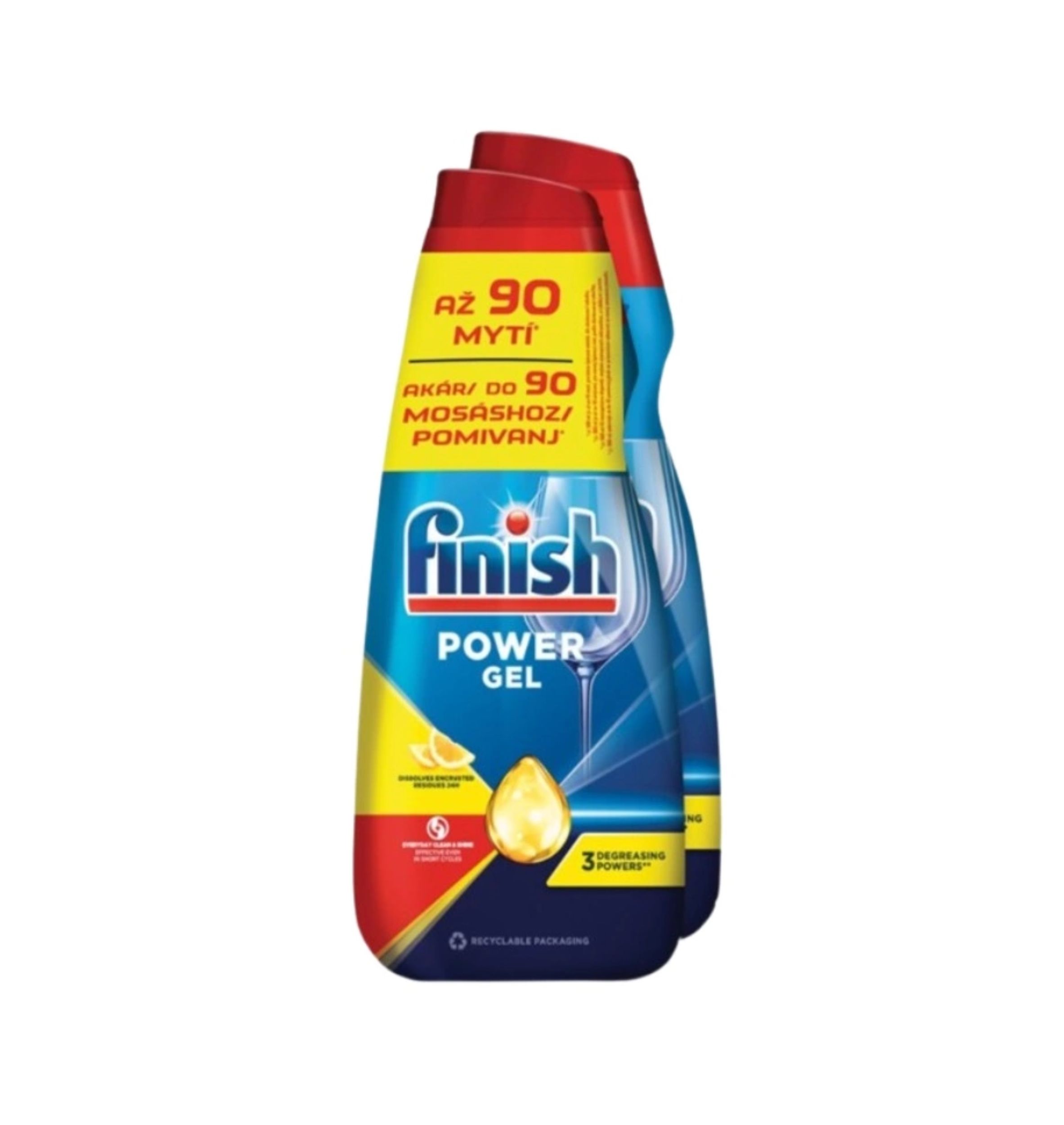Finish Power gel do myčky 2 × 900 ml