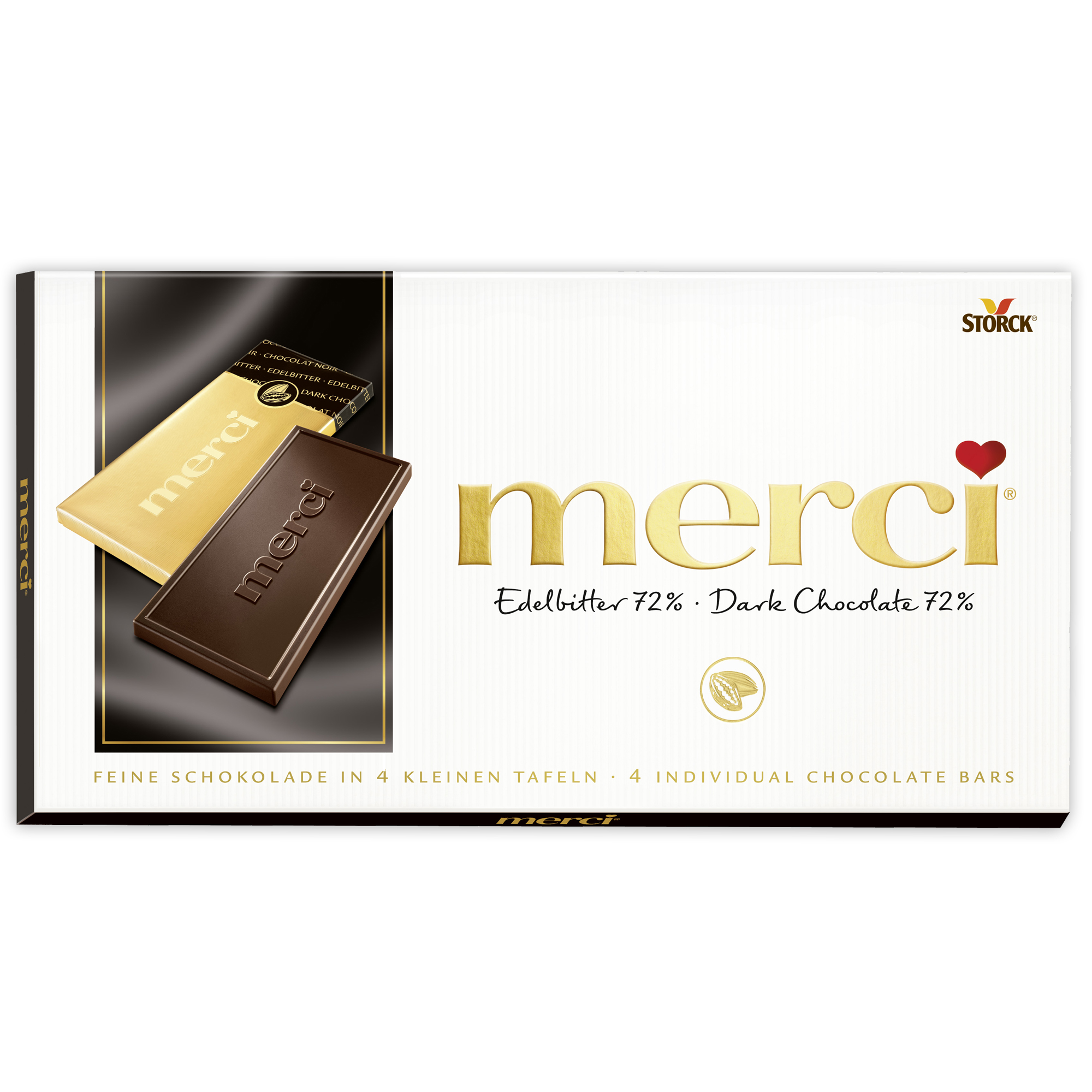 Merci hořká čokoláda 72% 100g