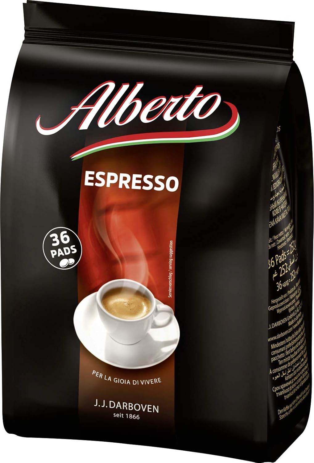 Alberto Espresso Kávové pody 36 ks 252g