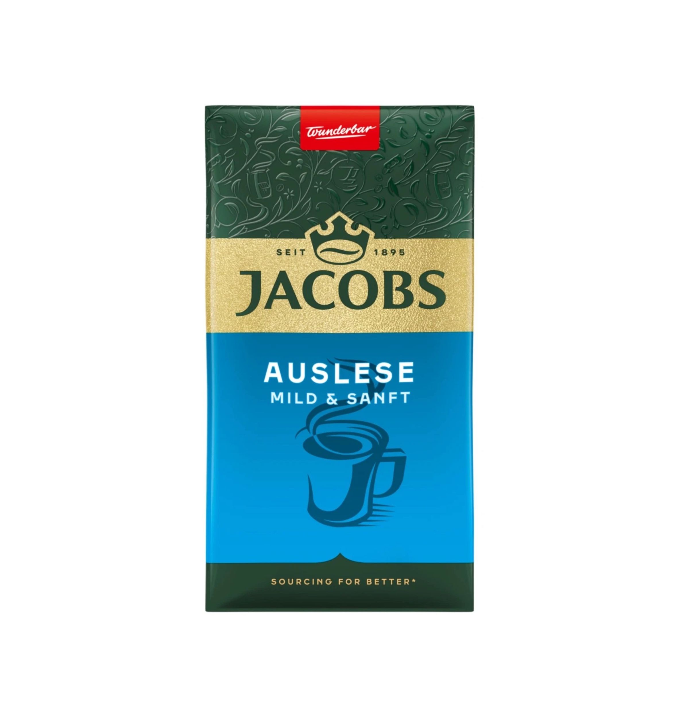 Levně Jacobs Auslese Mild & Sanft mletá káva 500 g