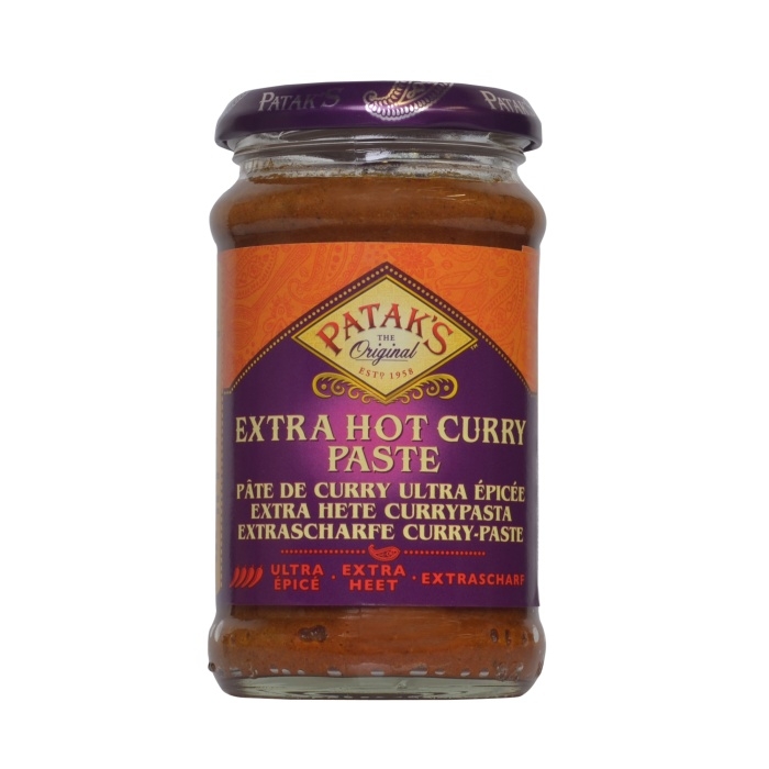 Levně Patak's Extra Hot Curry pasta 283g