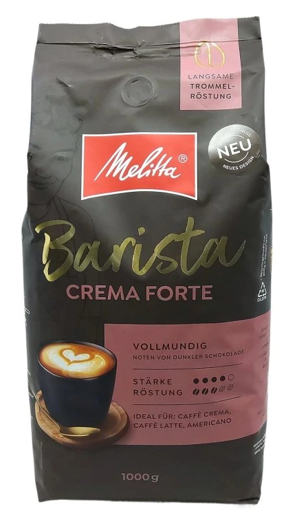 Melitta Barista Crema Forte zrnková káva 1 kg