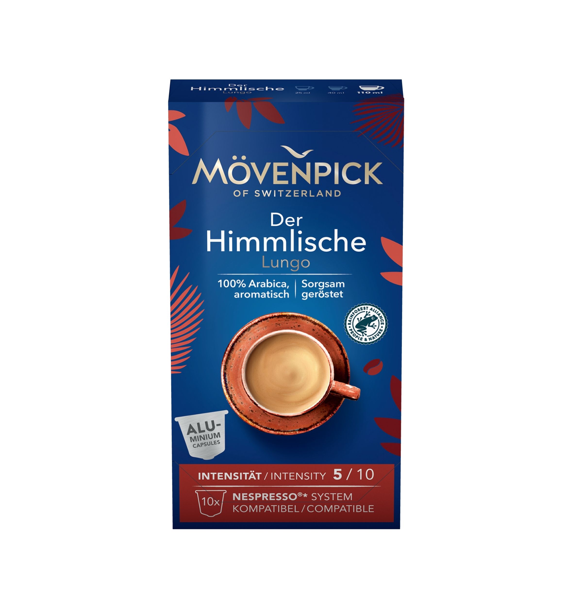 Levně Movenpick Mövenpick Der Himmlische Lungo 10 kapslí 57g