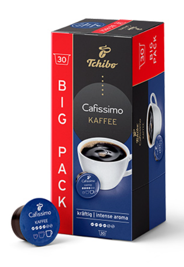 Levně Tchibo Cafissimo Kaffee Kräftig 30 kapslí