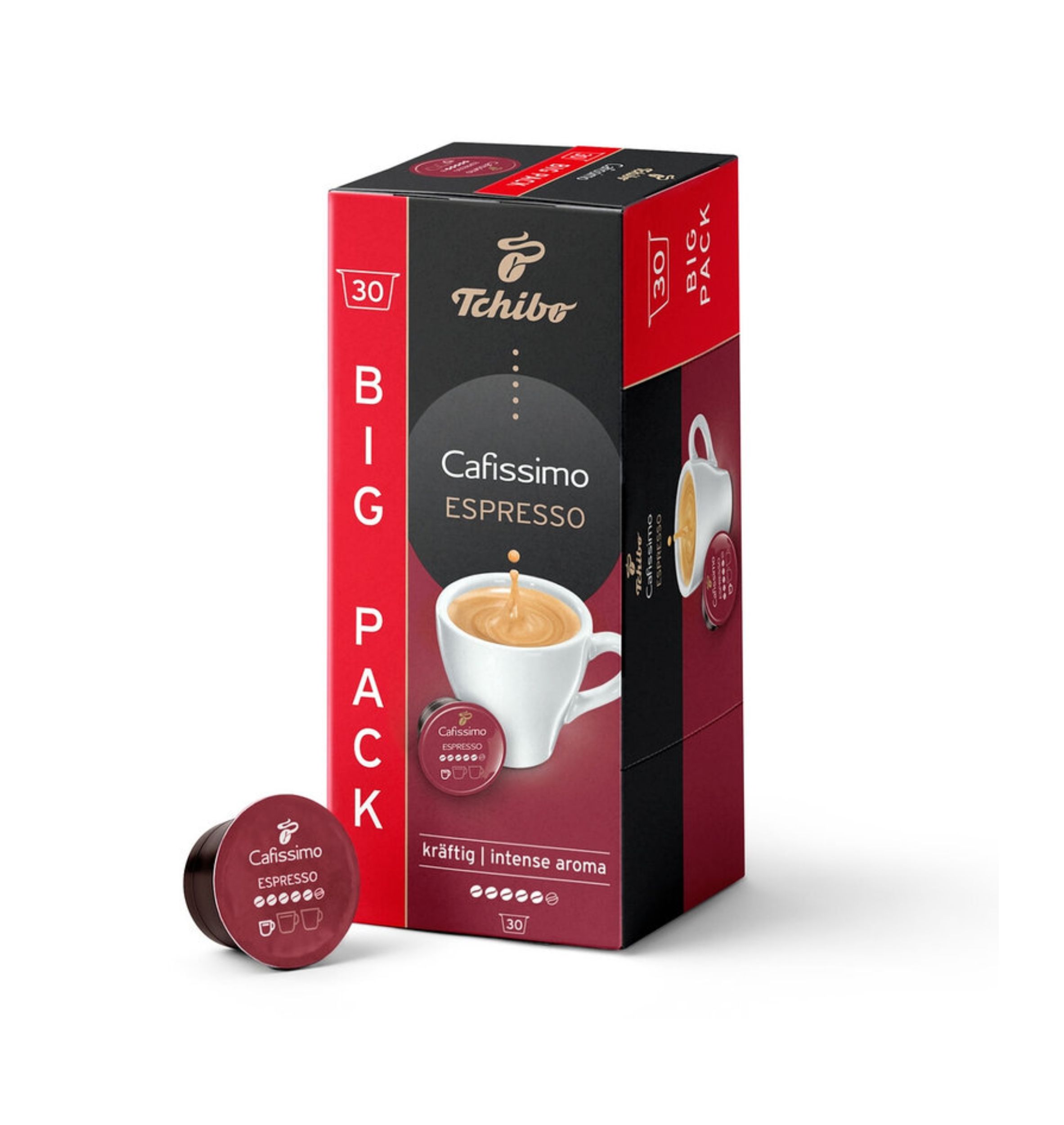 Levně Tchibo Cafissimo Espresso Kräftig 30 kapslí
