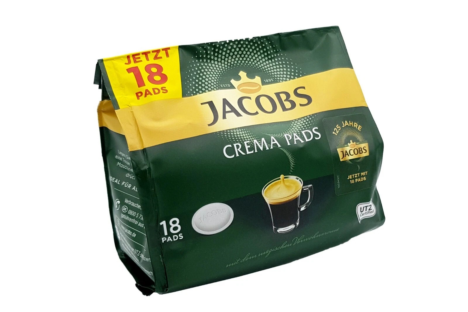 Levně Jacobs Crema Senseo pody 18 ks